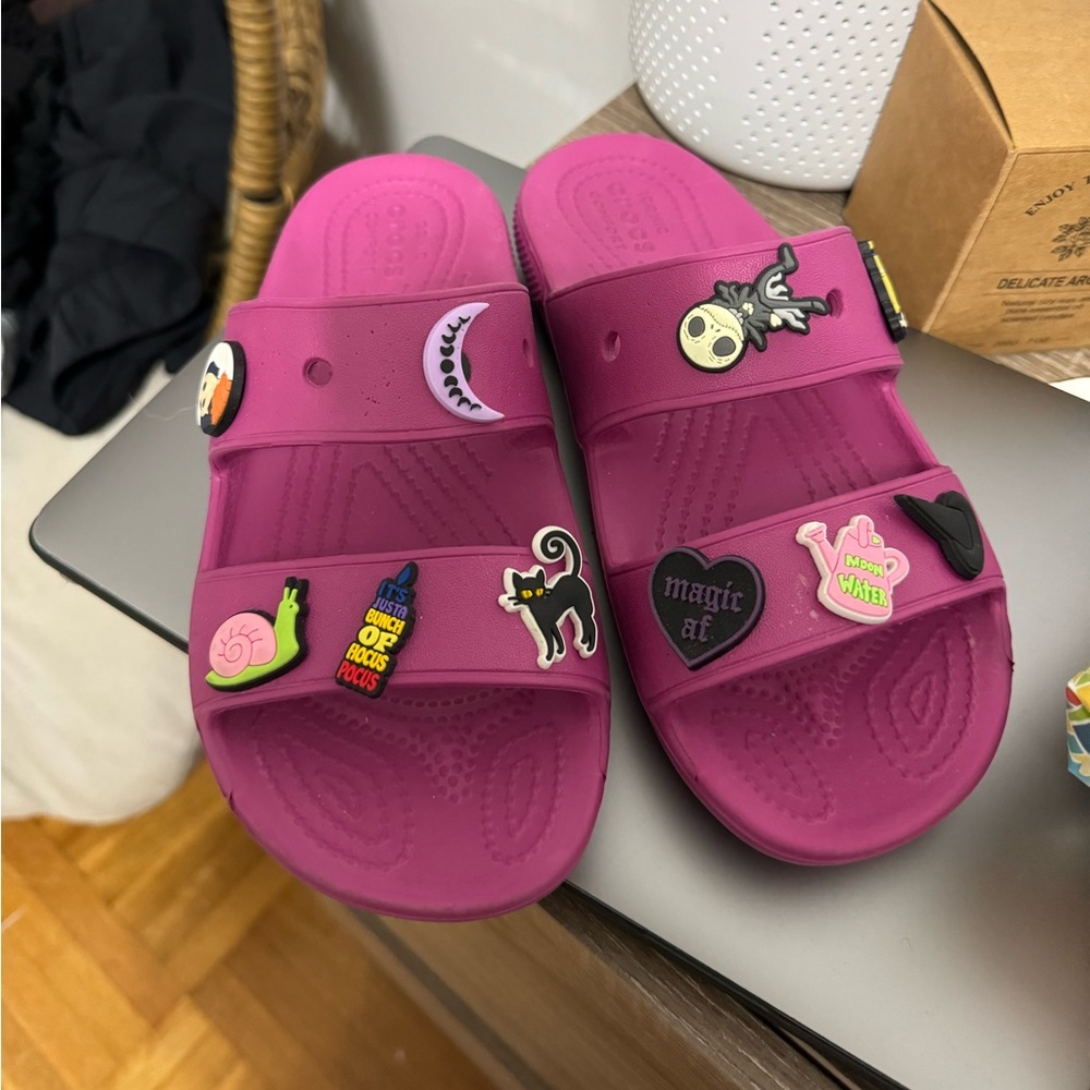 Woman’s croc slippers